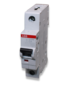Circuit breaker S201M 1-pole C4A 10KA
